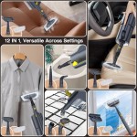 ScrubWiz Steam Mop with Detachable Handheld Steam Cleaner, 10-in-1 Multi Accessories, Quick 10s Heat, 350ml and 2-Level Steamer for Cleaning Floor, Carpet, BBQ Grill, Tile, and Grout, Gray ScrubWiz Steam Mop with Detachable Handheld Steam Cleaner, 10-in-1 Multi Accessories, Quick 10s Heat, 350ml and 2-Level Steamer for Cleaning Floor, Carpet, BBQ Grill, Tile, and Grout, Gray