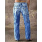 Flamingals Mid Rise Straight Leg Jeans for Women Multi Pocket Stretchy Baggy Boyfriend Jeans Trendy Flamingals Mid Rise Straight Leg Jeans for Women Multi Pocket Stretchy Baggy Boyfriend Jeans Trendy