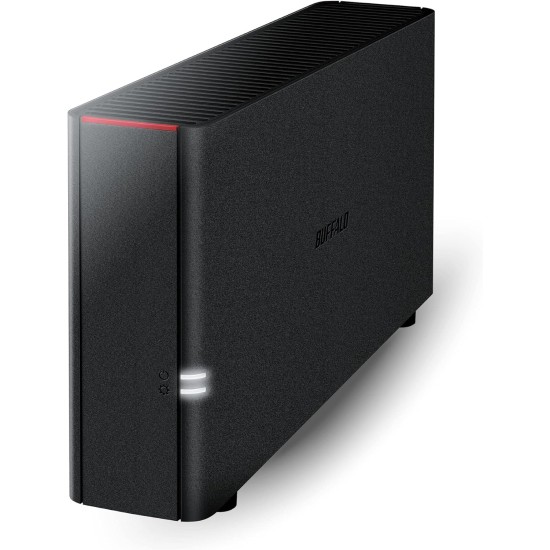 BUFFALO LinkStation 210 4TB 1-Bay NAS Network Attached Storage with HDD Hard Drives Included NAS Storage That Works as Home Cloud or Network Storage Device for Home