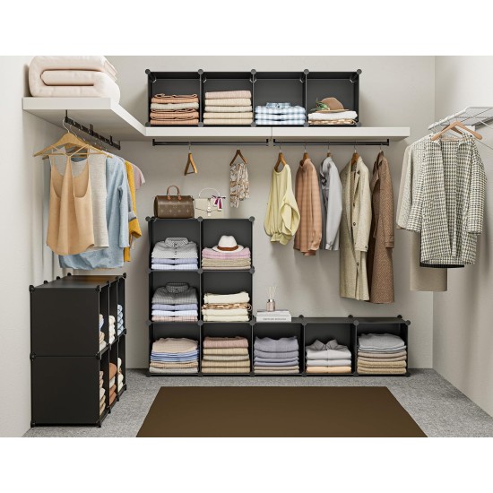 6-Cube Storage Organizer, Closet Organizer Storage Cabinet Shelf Bookcase Bookshelf with Metal Hammer, Storage Cubes Organizer Cabinet for Kids, Closet, Bedroom, Bathroom(11.8x11.8x11.8 inch)Black 6-Cube Storage Organizer, Closet Organizer Storage Cabinet Shelf Bookcase Bookshelf with Metal Hammer, Storage Cubes Organizer Cabinet for Kids, Closet, Bedroom, Bathroom(11.8x11.8x11.8 inch)Black