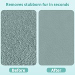 Deep Cleaner Pro Pet Hair Remover-Special Cat Hair Remover Multi Fabric Edge and Carpet Rake Scraper by LINTPLUS-Dog Hair Remover for Rugs,Couch & Pet Towers-Easy to Every Hair!