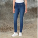 Gloria Vanderbilt Womens Amanda Pull on High Rise Jean Standard