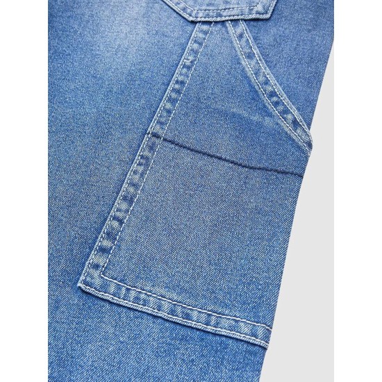 Flamingals Mid Rise Straight Leg Jeans for Women Multi Pocket Stretchy Baggy Boyfriend Jeans Trendy Flamingals Mid Rise Straight Leg Jeans for Women Multi Pocket Stretchy Baggy Boyfriend Jeans Trendy