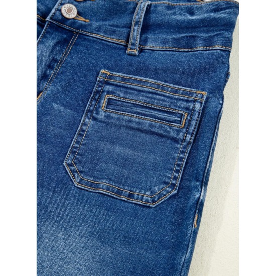 Sidefeel Women's Wide Leg Jeans High Waisted Tummy Control Stretchy Pockets Front Straight Leg Jeans Sidefeel Women's Wide Leg Jeans High Waisted Tummy Control Stretchy Pockets Front Straight Leg Jeans