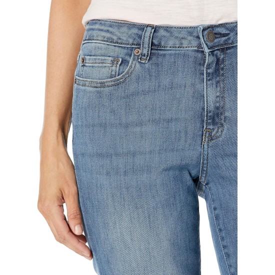 Amazon Essentials Women's Mid Rise Slim Straight Jean Amazon Essentials Women's Mid Rise Slim Straight Jean